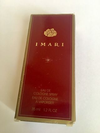 Vintage Avon Imari Spray Perfume Eau De Cologne Box 1.  2 Fl.  Oz.