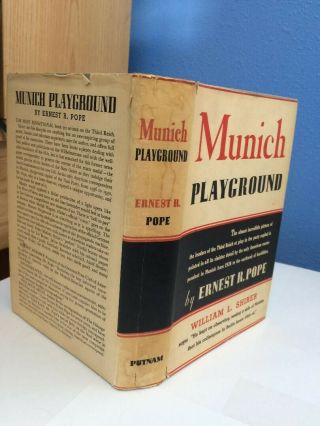 Munich Playground Ernest R.  Pope 1941 G.  P Putnam HB/DJ 2