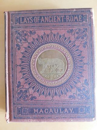 Lays Of Ancient Rome By Lord Macaulay,  1865,  Scharf,  Illustrated,  Uk,  Hardcover