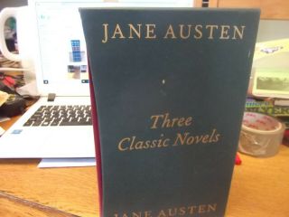 Three Classic Novels - Jane Austen - 3 Volume Set - Folio Society 1996