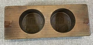 Vintage Set 4 Chinese Hand Crafted Mooncake Butter Molds 4
