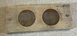 Vintage Set 4 Chinese Hand Crafted Mooncake Butter Molds 5