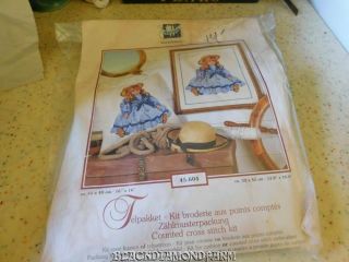 Vervaco Vintage Doll Counted Cross Stitch Kit Opened