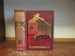 Old With Clive In India Book Beginnings Of Indian Empire Battle Siege Pirate War