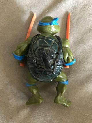 Vintage 1988 TMNT Leonardo Action Figure Playmates Teenage Mutant Ninja Turtles 3