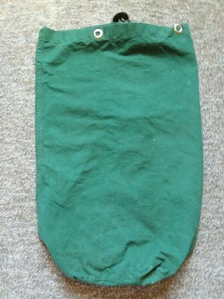 Vintage Us Army Military Duffle Bag Green Heavy Canvas