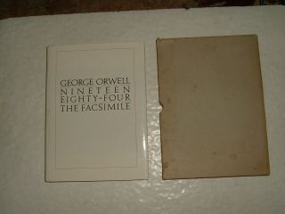 George Orwell Nineteen Eighty Four The Facsimile Secker & Warburg 1984 Slipcase
