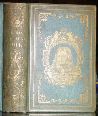 1852 John Milton Poetical Egerton Brydges Paradise Lost Engravings Ornate