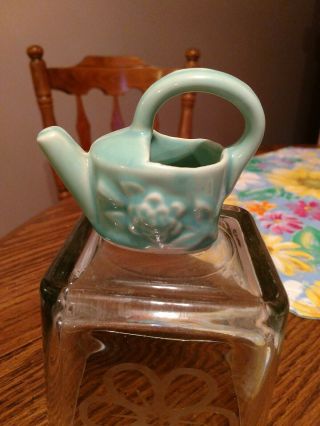 Vtg Usa Light Blue ?,  Pottery Tiny Watering Can,  Addorable