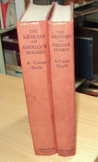 1951 - The Adventures Of Sherlock Holmes & Memoirs By Arthur Conan Doyle