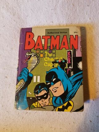 Vintage 1969 Batman And Robin The Cheetah Caper 2031 Whitman Little Big Book Hb