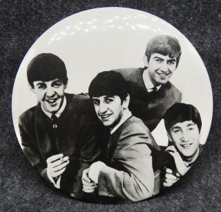 Vintage Large 6 " Beatle Button Pin (9029)