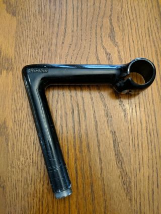 Vintage Specialized Quill Stem For 26mm Bar 22.  2mm Quill Black 135mm Length