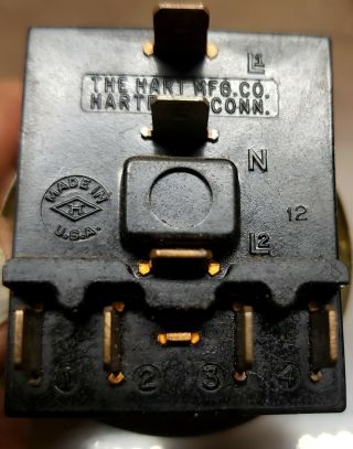 Vintage Monarch Stove Burner Control Switch Range CAT.  NO.  9181 - TV Top C 57 4