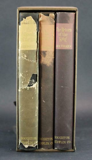 3 Vols Slipcase 1965 Lord Of The Rings J R R Tolkien Hardcover Set