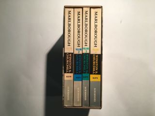 Marlborough His Life And Times By Winston Churchill (4 Volumes)