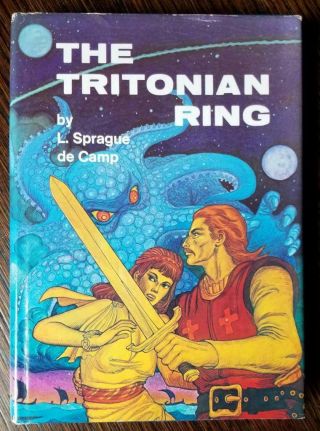 The Tritonian Ring By L.  Sprague De Camp 1977 Owlswick Press