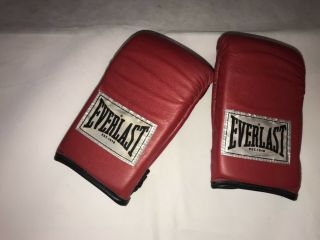 Vintage Leather Everlast Boxinng Gloves