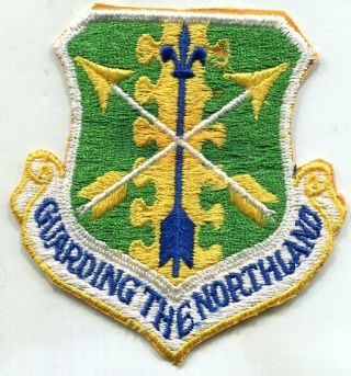 Vintage Us Air Force Usaf 119th Wing Guarding The Northland Color Patch