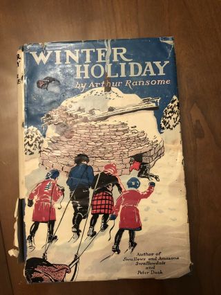 Winter Holiday - Arthur Ransome - 1934 - With Dust Jacket 350 Pages