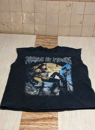 Cradle Of Filth Official Sleeveless Shirt Vigor Mortis Vintage 2