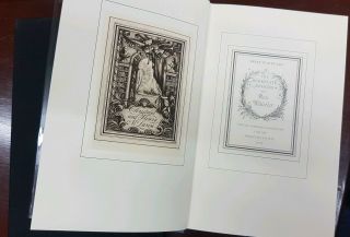 1973 Bookplate Designs Of Rex Whistler Brian North Lee