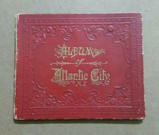 " Album Of Atlantic City " Souvenir View Book Of Atlantic City,  N.  J. ,  1880 