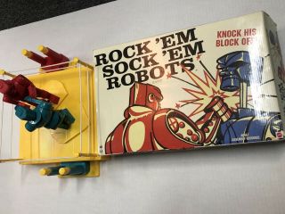 Vintage Rockem Sockem Robots Mattel Toys Fun, .
