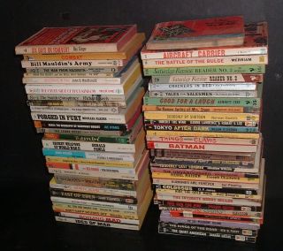 Lqqk 57 Vintage 1950s/60s Paperbacks,  Sleaze,  Western,  Sci - Fi,  War,  Non Fiction