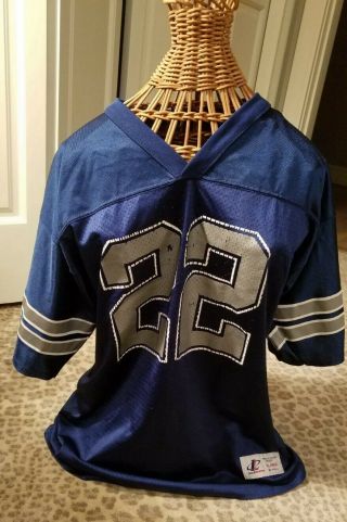 Vintage 90s Dallas Cowboys Emmitt Smith 22 Football Jersey Size Xl
