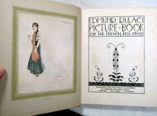 1915 World War I – Edmund Dulac Picture Book For French Red Cross – Fairy Tales