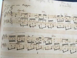 Chopin: Etudes,  Op.  10 Nos.  3,  5,  6,  8,  9,  10.  Facsimile of Autograph Manuscript. 6