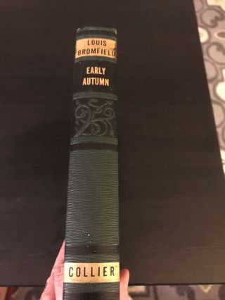 Early Autumn - A Story of a Lady by Louis Bromfield - 1926 Hardback - 1st edition 3