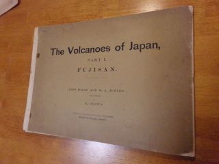Antique Book - The Volcanoes Of Japan By John Milne & W Burton - Collotypes/ Ogawa