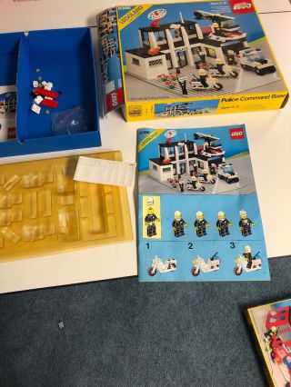Lego Classic Town Police 6386 - - Instructions & Box Only Vintage