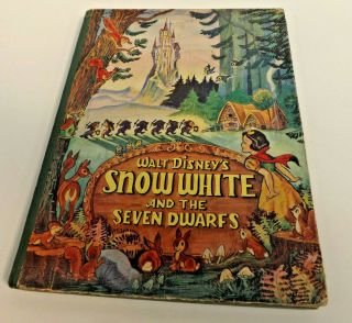 Snow White And The Seven Dwarfs Walt Disney 1938