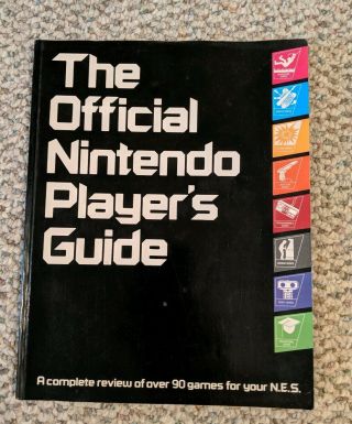 Nintendo The Official Nintendo Players Guide 1987 Vintage With Stickers