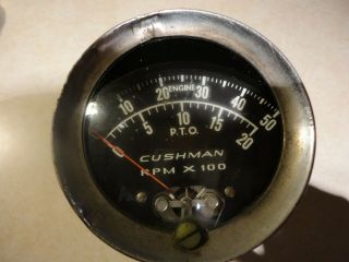 Vintage Cushman Tachometer Rpm Pto Gauge,  Cushman Tach,  Cushman Tachometer