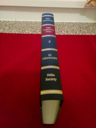 Book Hardback.  The Forsyte Saga.  Folio Society.  Three volumes.  Complete. 3