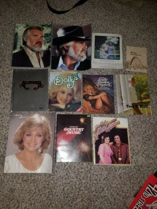 Vintage Country Music Concert Booklets