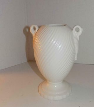 Vintage Art Pottery Matte White Art Deco Style Planter/vase Art Deco