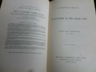 1879 - Practical Treatise on the Cultivation of the Grape Vine - William Thomson 2