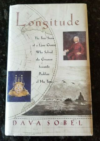 Signed Twice Longitude: True Story Of A Lone Genius Dava Sobel - 1st Ed/9th Pr
