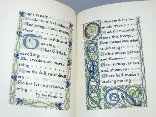 SONGS From the PLAYS of SHAKESPEARE (1913) Illuminated by Edith Ibbs lithographs 5