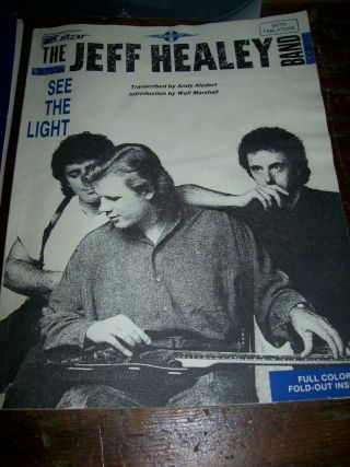 Vintage Music Book Guitar Jeff Healey