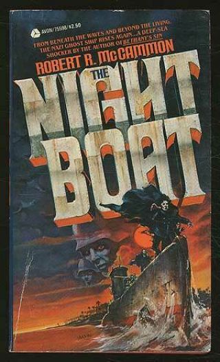 Robert R Mccammon / The Night Boat Signed 1st Edition 1980