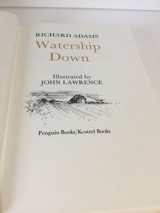 WATERSHIP DOWN RICHARD ADAMS JOHN LAWRENCE ILLUSTRATED EDITION SLIPCASE 1978 S1 3