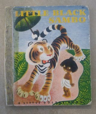 Vintage Little Golden Book " Little Black Sambo " 1948
