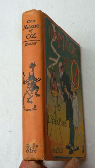 The Magic Of Oz,  L Frank Baum,  John Neill Illus Cpyrt 1919 Later Print B/w Illus