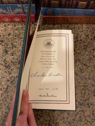 Easton Press – How I Got to be Whoever It Is I Am – Charles Grodin – Signed 2